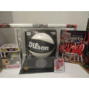 CAITLIN CLARK Wilson Basketball in WNBA Fever Case w/ Pop, Poster, Rookie Card